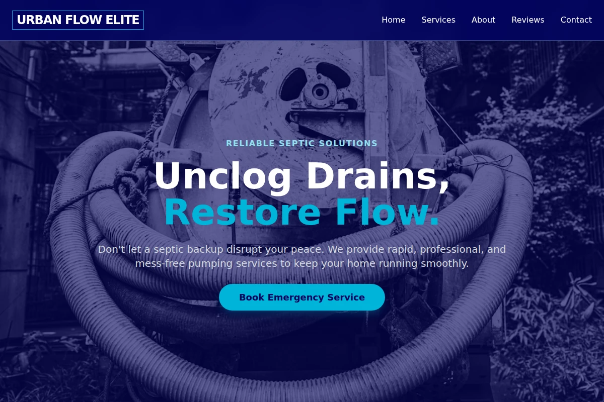 Blockage Septic Pumping