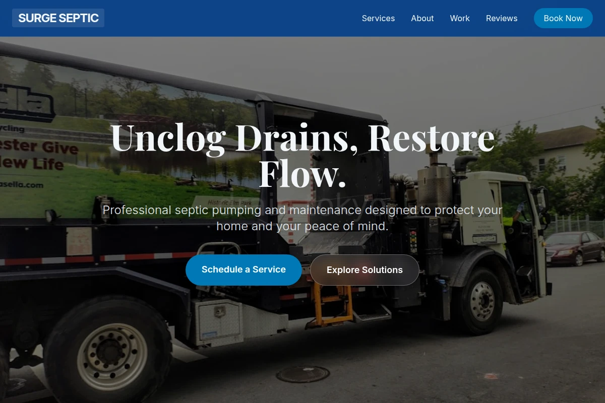 Surge Septic Pumping