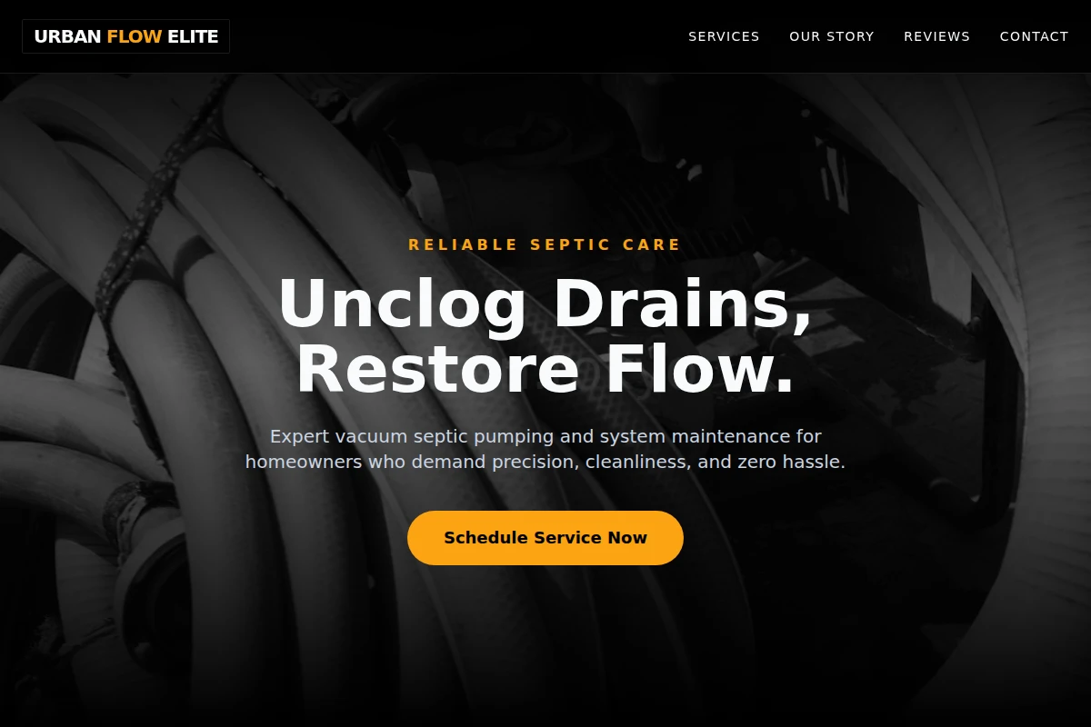 Vacuum Septic Pumping