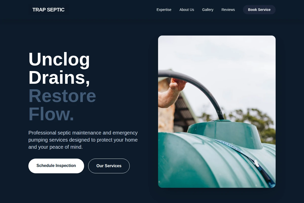 Trap Septic Pumping