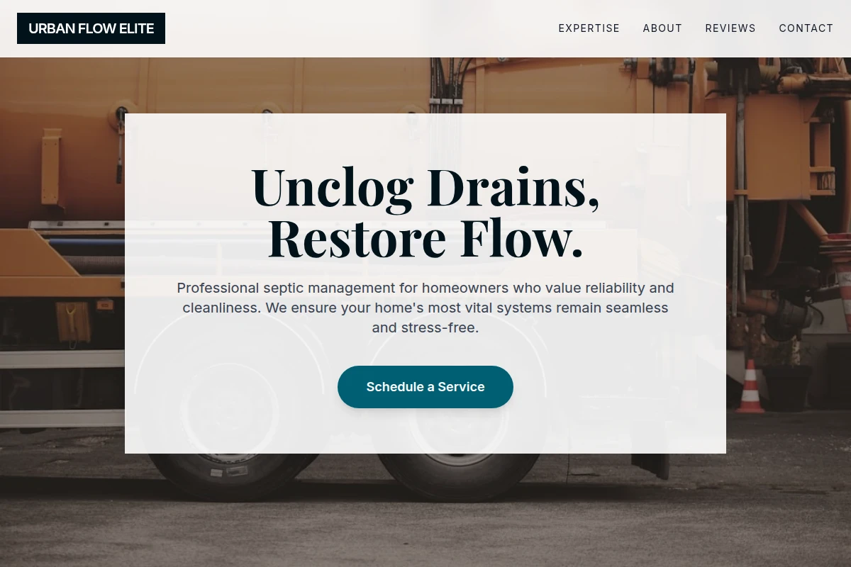 Mainline Septic Pumping