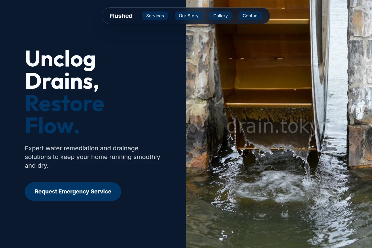 Flushed Water Remediation