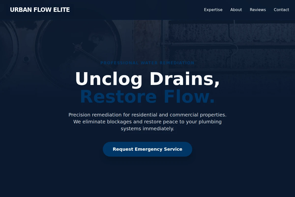 Drainpipe Water Remediation