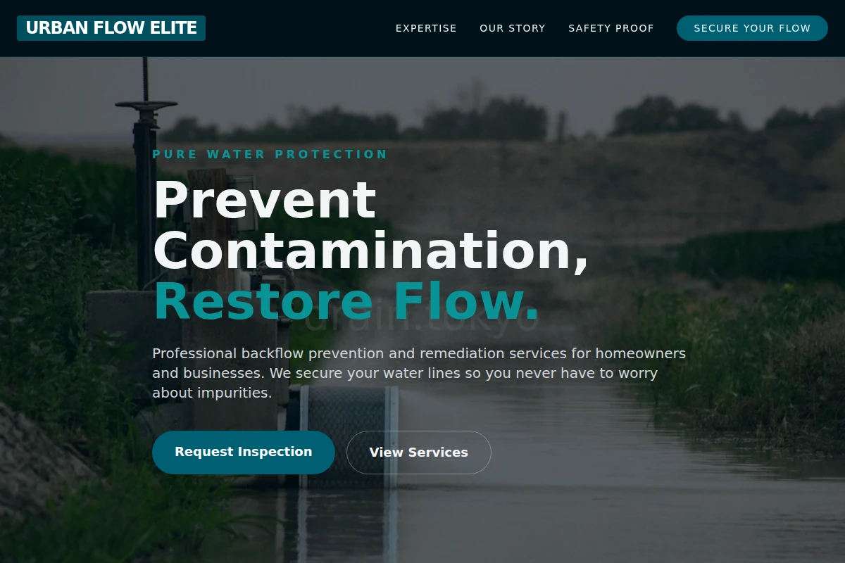 Backflow Water Remediation