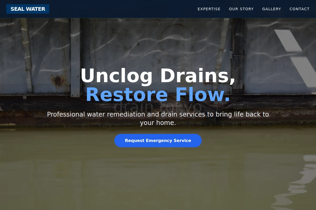 Seal Water Remediation