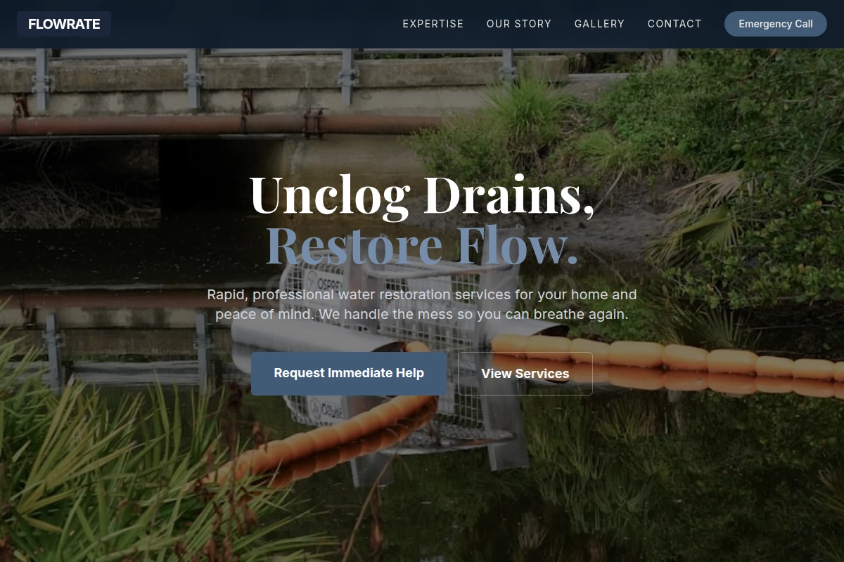 Flowrate Water Restoration